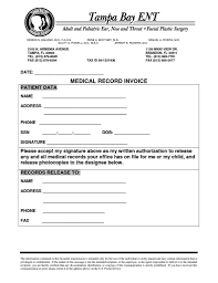 Medical Bill Template Pdf And Interpreter Resume Medical