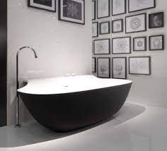 Simply essential™ memory foam 21 x 34 bath mat in charcoal. Black Bathtubs For Modern Bathroom Ideas With Freestanding Installation