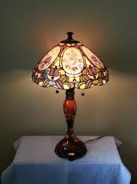 Stained Glass Lamp Dale Reverse