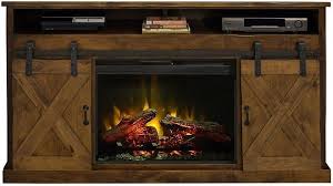 Farmhouse 66 Inch Fireplace Console