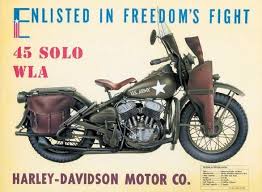 Plechová Cedule Harley Davidson Wla