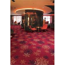 red polypropylene banquet hall carpet