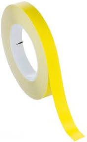 Chartpak Graphic Art Tape 1 4 Inch W X 324 Inch L Yellow Matte 1 Roll Bg2511m