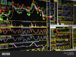 Charts Financial Image Photo Free Trial Bigstock