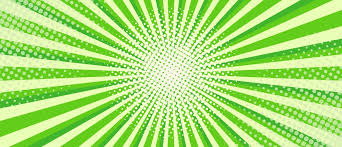 green sunray background vector images