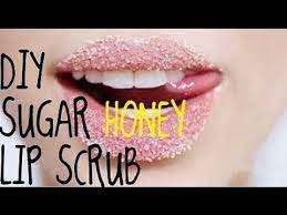 diy sugar honey lip scrub easy