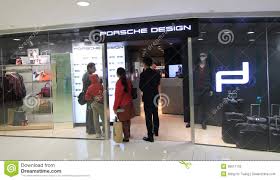 Porsche Design Shop In Hong Kong Editorial Photography