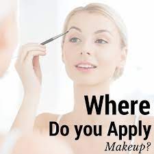 where do you apply your makeup
