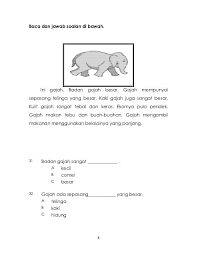 Lembaran kerja bahasa melayu tahun 1. Bahasa Melayu Pemahaman Tahun 1 Kindergarten Reading Activities Kindergarten Reading Kindergarten Reading Lessons