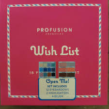 profusion cosmetics wish list makeup