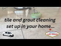 tile and grout cleaning setup in your