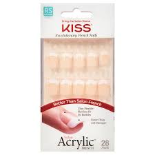 kiss salon acrylic french nail kit real
