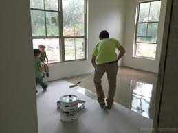 all about our diy sealed concrete floor