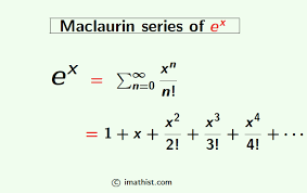 maclaurin series expansion of e x