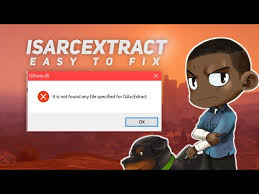 how to fix isarcextract issue in
