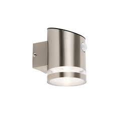 Outdoor Wall Lamp Gray With Motion
