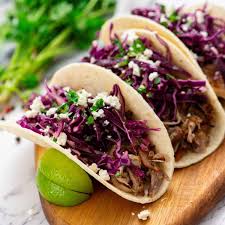 slow cooker carnitas with mexican slaw