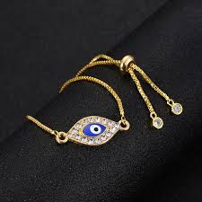 fashion turkey gold evil eye bracelet