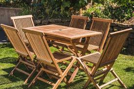 Teak 6 Seater Garden Table And Chairs