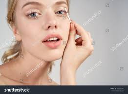 Young Woman Rubs Her Face Wand Stock Photo Edit Now