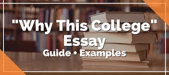 why this college essay guide exles