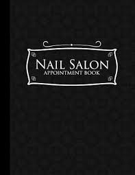 nail salon appointment book 7 columns