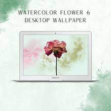 Watercolor Flower Desktop Wallpaper