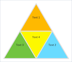 Segmented Pyramid Diagram Template 6 Level 3d Pyramid
