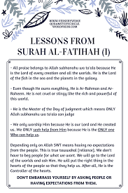 Situs mudah dibaca, cepat dibuka & hemat kuota. Lessons From Surah Al Fatihah Verse By Verse Qur An Study Circle