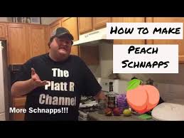 how to make peach schnapps you