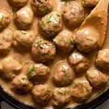 What is Swedish meatball sauce made of?