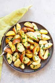 boiled potatoes with parsley 5 minutes