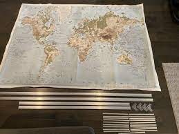 Ikea World Map Home Décor Posters