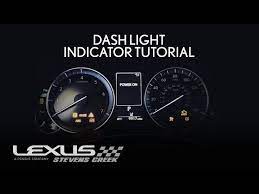 dash light indicator tutorial lexus