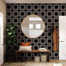 Modern Moroccan Souk Wall Stencil Tile