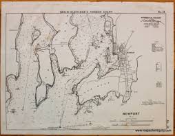Newport R I Eldridge Nautical Chart Antique Maps And