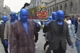 how blue man group blew up an history