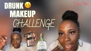 drunk makeup challenge epic fail