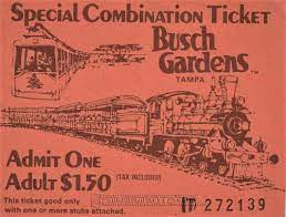 theme park trains busch gardens ta