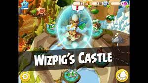 Angry Birds Epic Wizpig's Castle Walkthrough - YouTube