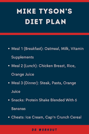 mike tyson s t plan supplements