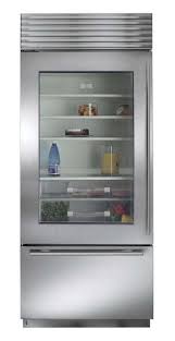 Sub Zero Glass Door Refrigerator