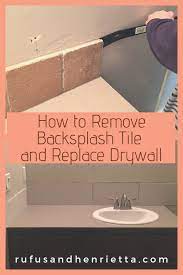 How To Remove Backsplash Tile And