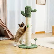 Kahomvis Large Cactus Cat Scratching