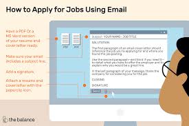 The details often state the resume format you should use, what you should include in the subject line of the email, what attachments you should send, and when the deadline is, among other. How To Apply For Jobs Using Email
