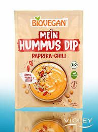biovegan organic hummus dip paprika
