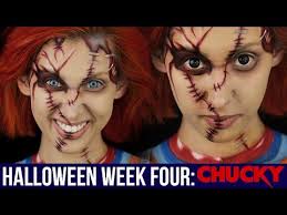 chucky doll inspired makeup requested
