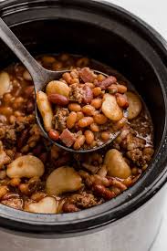 calico beans crockpot bean recipes
