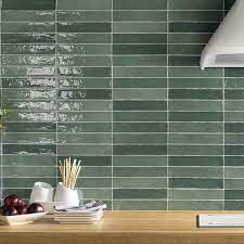 Piazza Mixed Olive Green Wall Tile