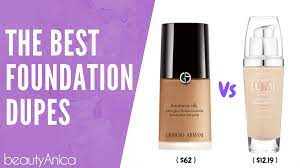 the best foundation dupes beautyanica